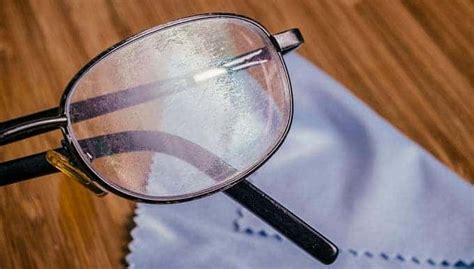 How do you clean cloudy reading glasses?