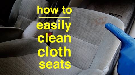 How do you clean fabric car upholstery?