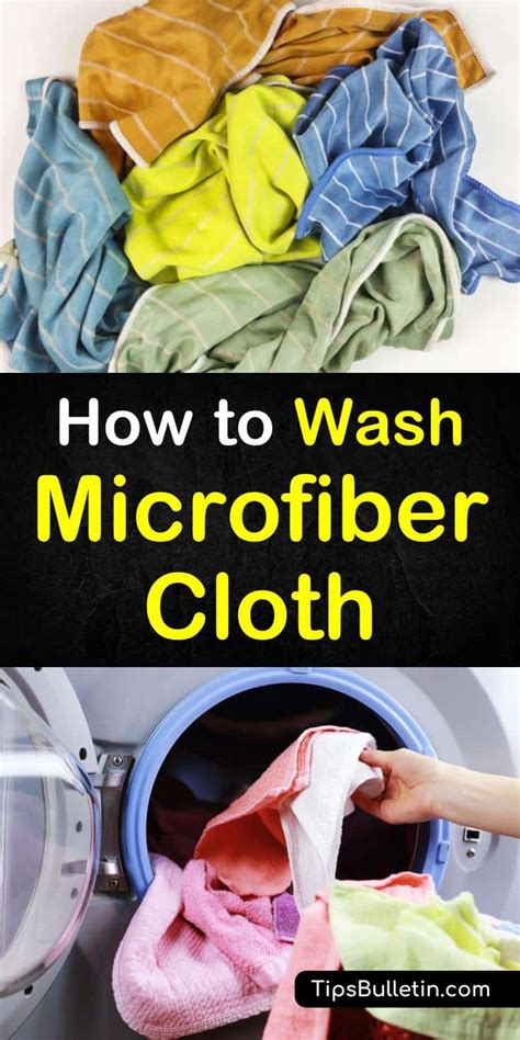 How do you clean microfiber towels with vinegar?