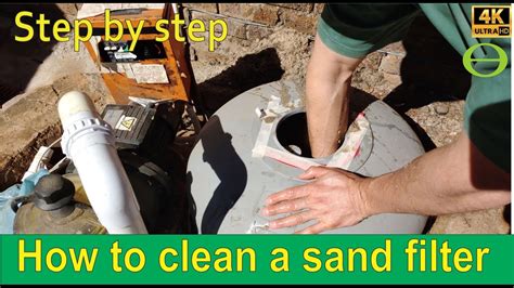 How do you clean old sand?