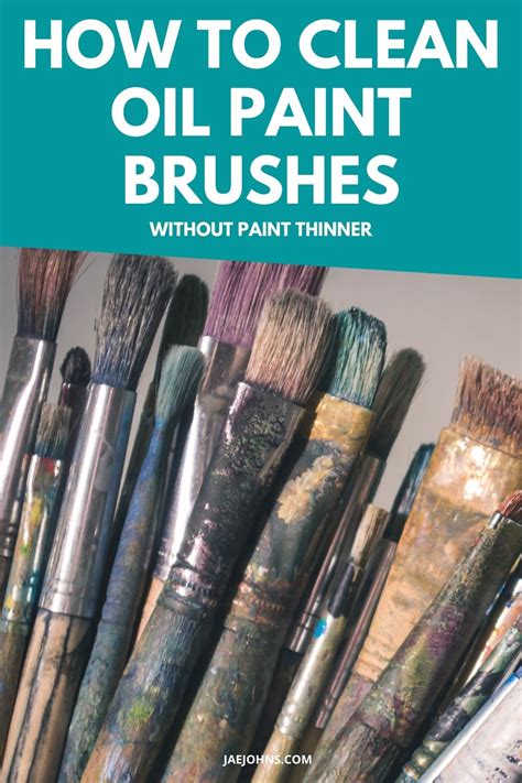 How do you clean paint off brushes without paint thinner?
