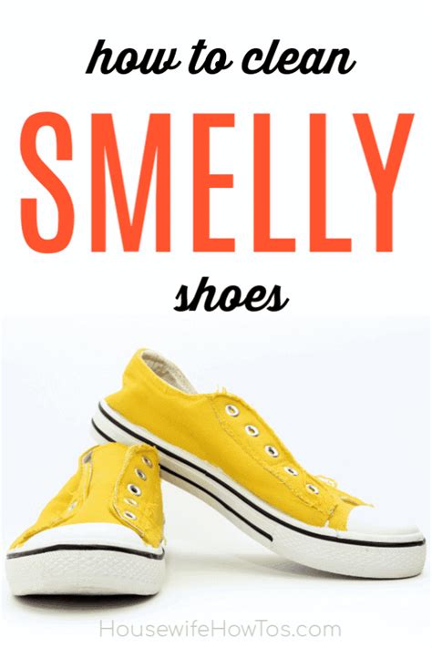 How do you clean smelly shoes?