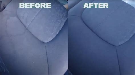 How do you clean sweaty car seats?