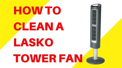 How do you clean the front of a tower fan?