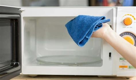 How do you clean the inside of a microwave naturally?