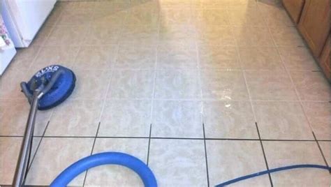 How do you clean tile without damaging it?