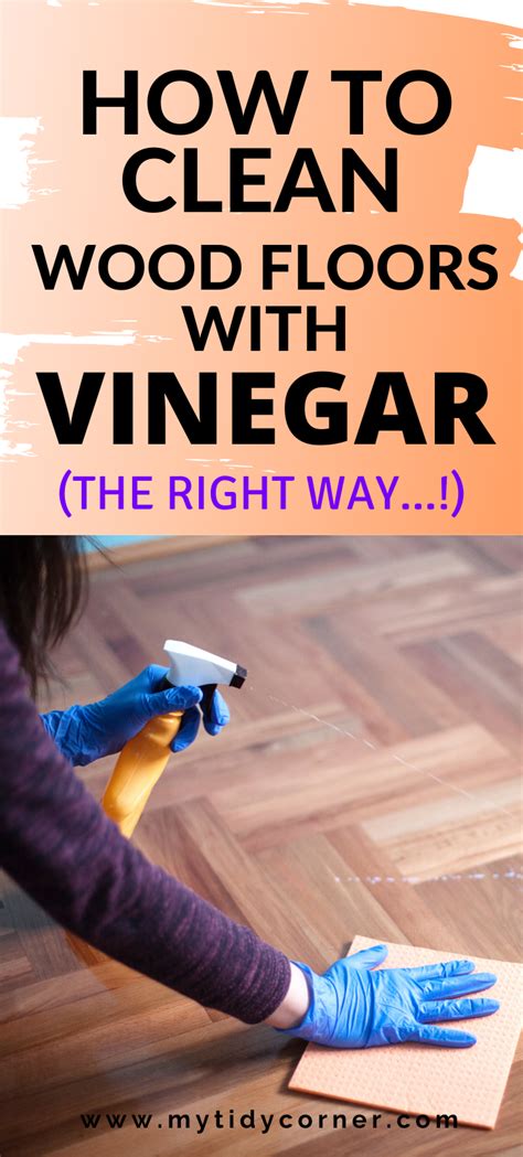 How do you clean vinegar off wood?