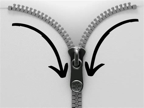 How do you close a zipper quietly?