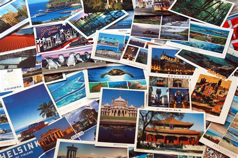 How do you collect postcards?