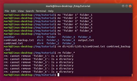 How do you combine commands in Ubuntu terminal?