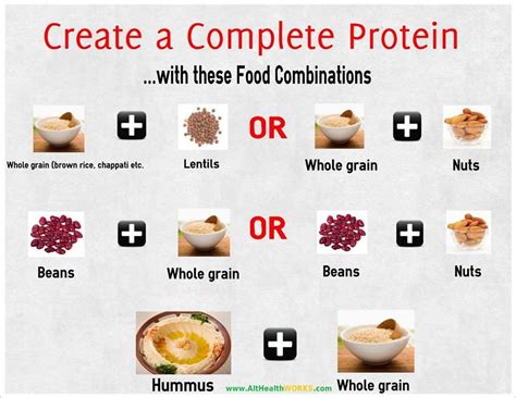 How do you combine vegetables for complete protein?