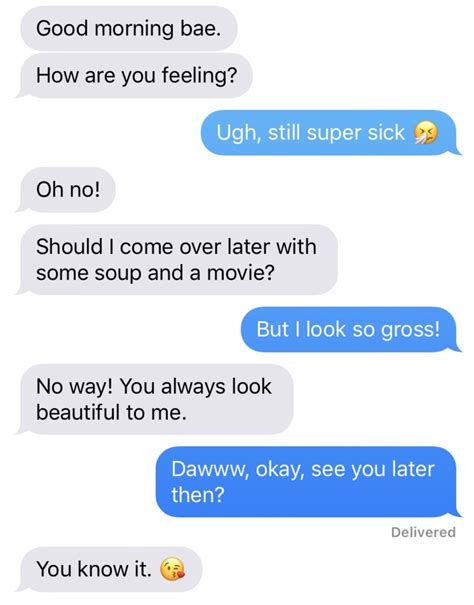 How do you comfort a guy over text?