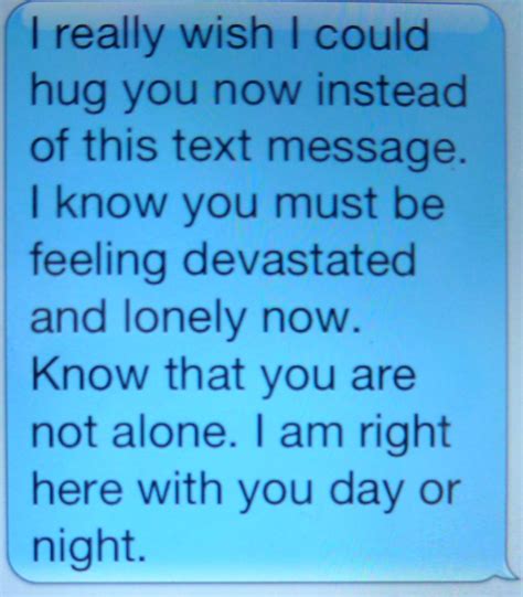 How do you comfort a sad friend over text?