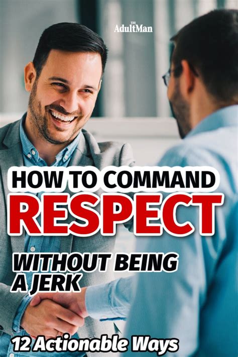 How do you command respect without speaking?