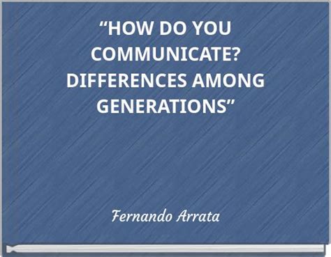 How do you communicate differences?