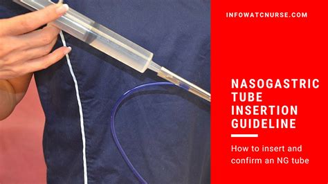 How do you confirm a nasogastric tube?