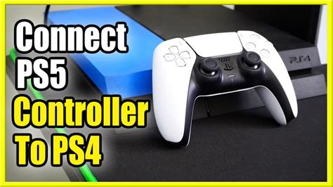 How do you connect a PS5 controller to your PS4?