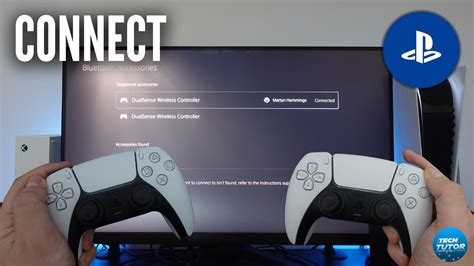 How do you connect a second PS5 controller?