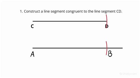 How do you construct a congruent segment?