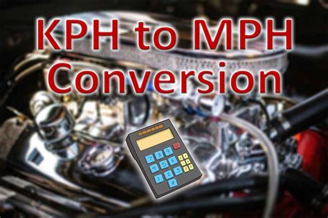 How do you convert RPM to KPH?