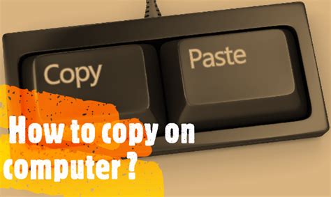 How do you copy on a PC?