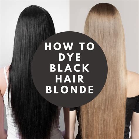 How do you cover black dyed hair?
