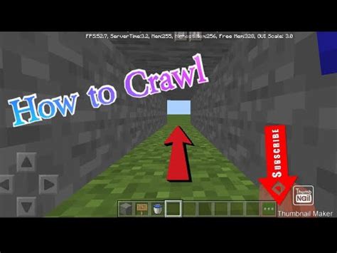 How do you crawl faster in Minecraft?