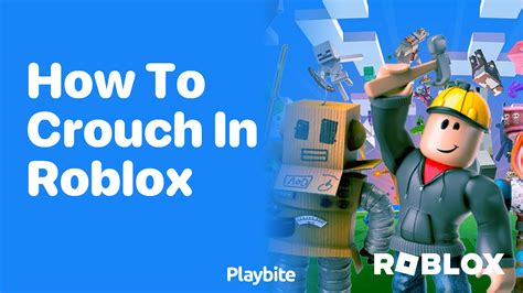 How do you crouch in Roblox PS4?