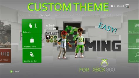 How do you customize your Xbox theme?