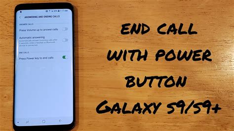 How do you cut a call using the power button?