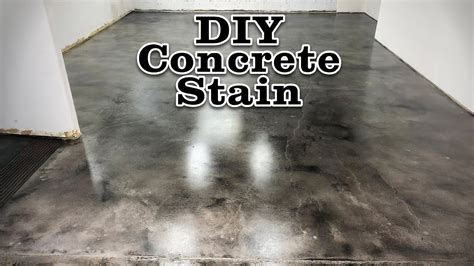 How do you darken old concrete?
