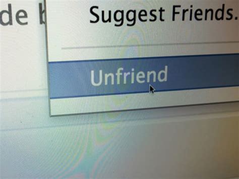 How do you deal with a friend unfriending you?
