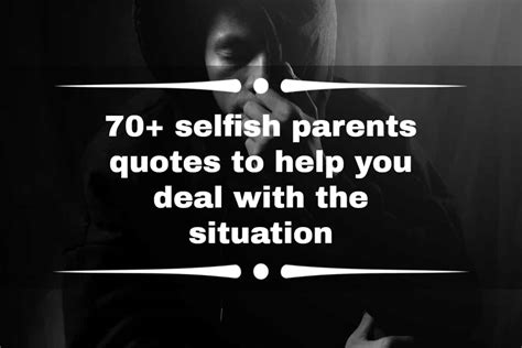 How do you deal with a selfish daughter?