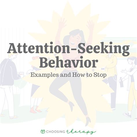 How do you deal with attention-seeking behavior?