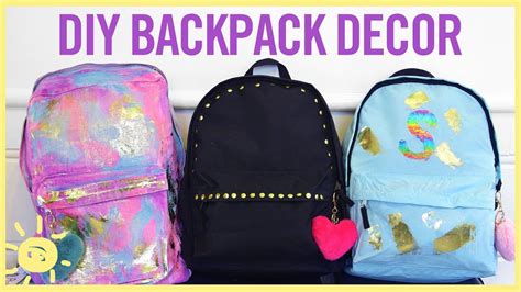How do you decorate a boring backpack?