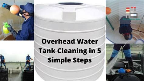 How do you deep clean a water tank?
