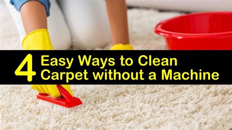 How do you deep clean carpet without shampoo?
