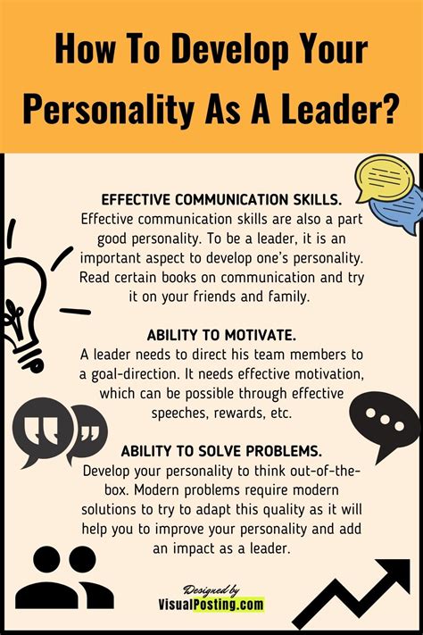 How do you develop leadership personality?