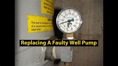 How do you diagnose a well pump failure?