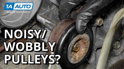 How do you diagnose which pulley is making noise?