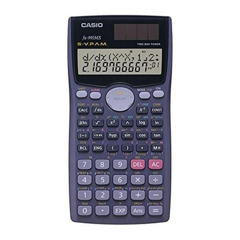 How do you differentiate on a Casio FX-991MS?