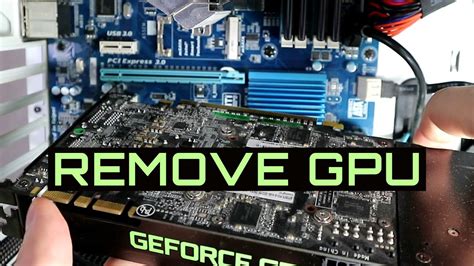 How do you disable a GPU?
