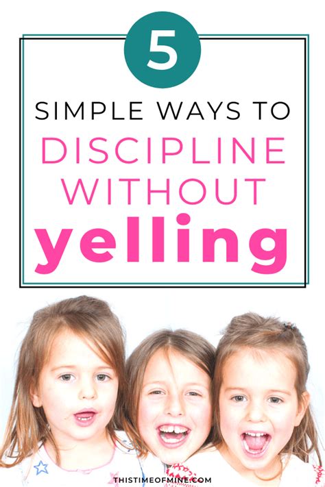 How do you discipline without yelling?