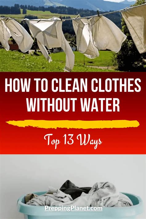 How do you disinfect clothes without water?