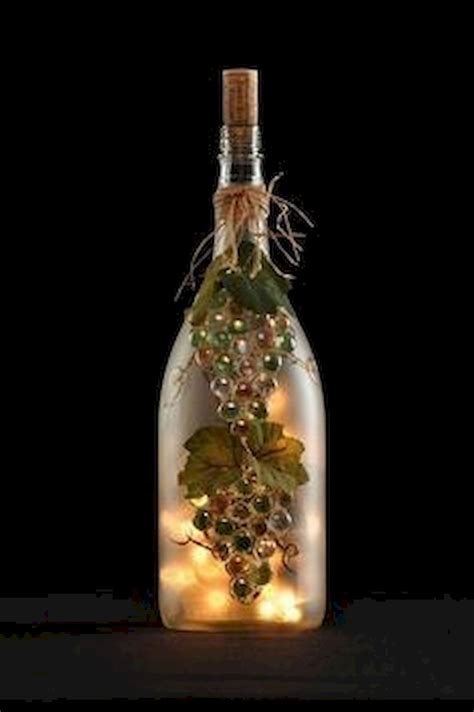 How do you display a wine bottle?