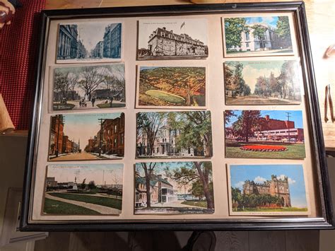 How do you display postcards without damaging them?