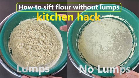 How do you dissolve flour lumps?