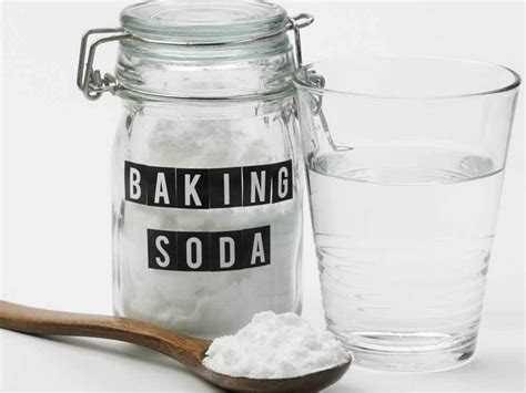 How do you dissolve hardened baking soda?