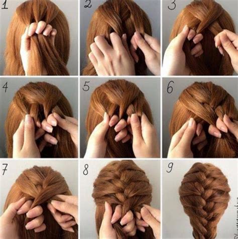 How do you do a French braid step by step?