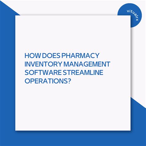 How do you do pharmacy inventory?